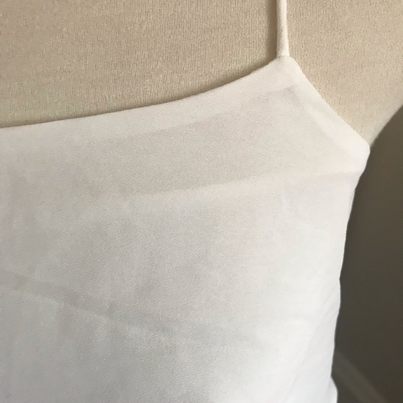NWT Cache Cream Chiffon Layered Top - Picture 3 of 3
